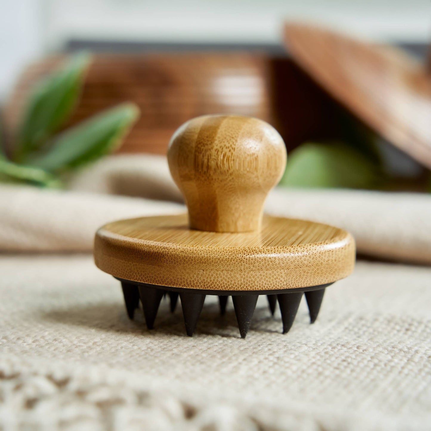 Bamboo Switch - Bamboo and Silicone Scalp and Body Massager