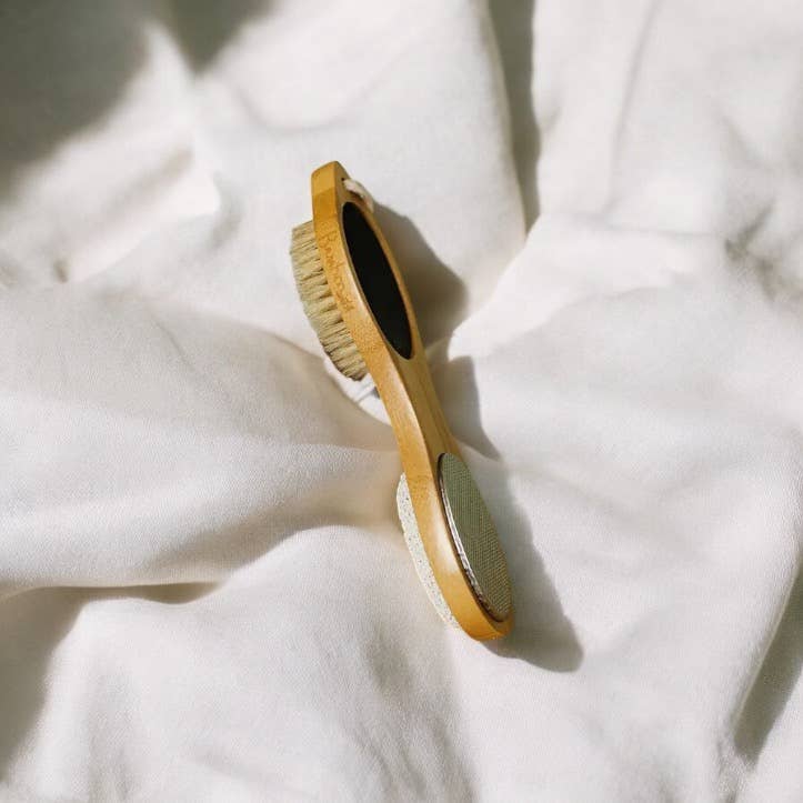 Bamboo Exfoliating Foot Pedicure Tool | Christmas Gift
