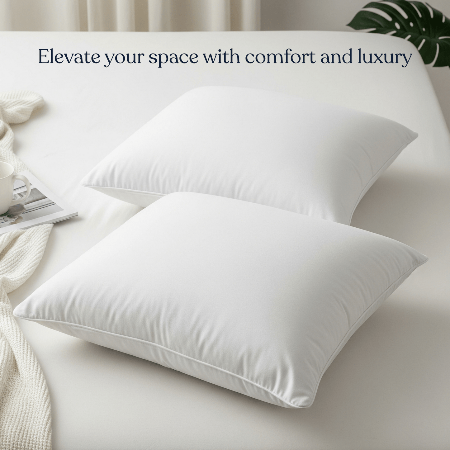 Down Alternative Pillow Inserts – Set of 2 (Pre-Order)