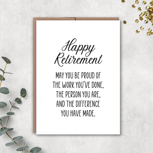 Retirement Card