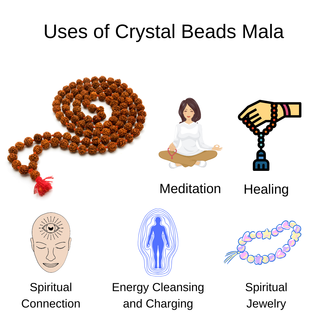 Gemstone Mala | Tiger Eye | 108 Prayer Beads Mala | Jap Mala