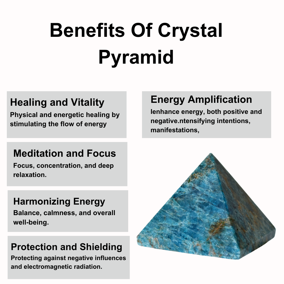 Orgone Pyramid |7 Chakra with Crystal Point Orgone Pyramid