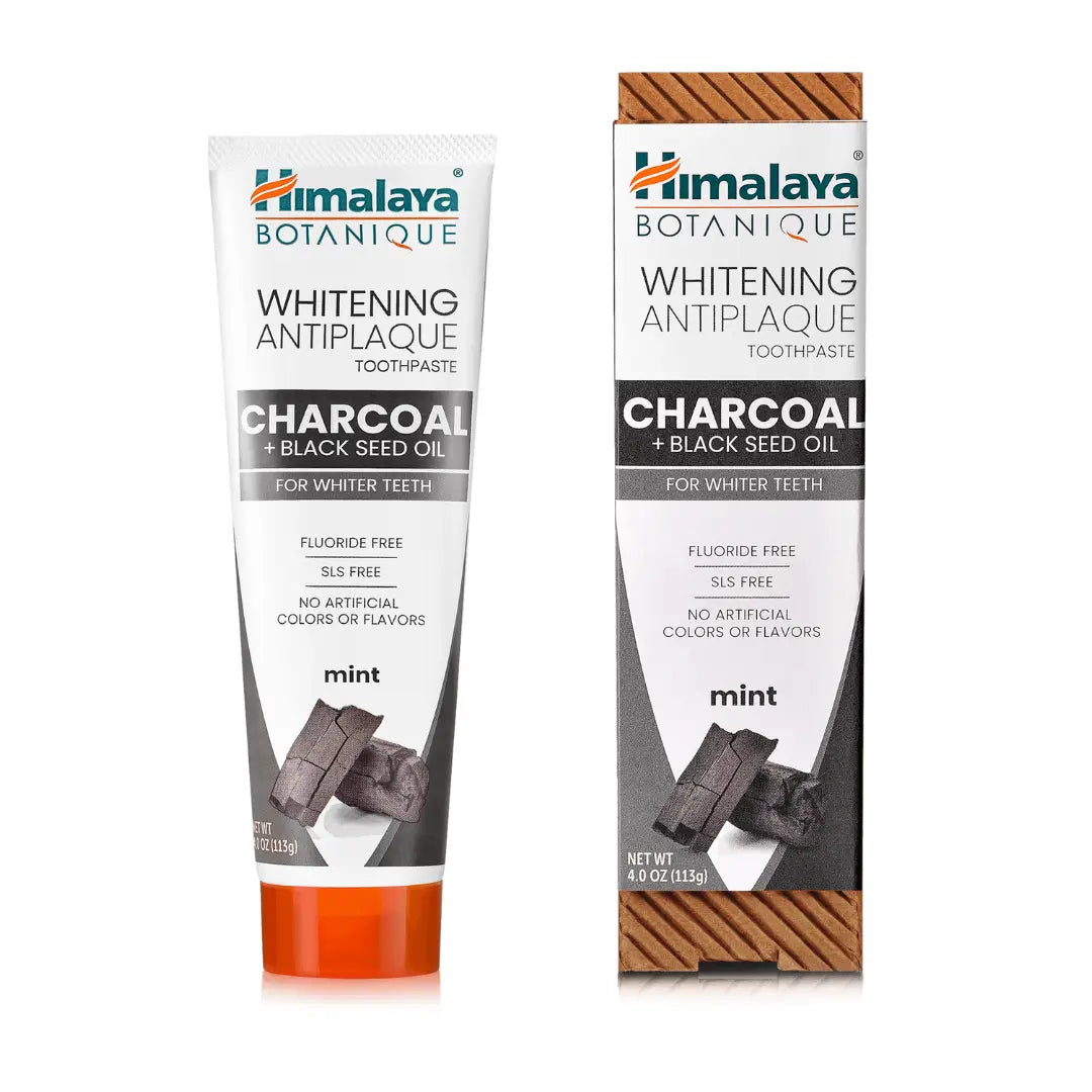 Whitening Antiplaque Charcoal & Black Seed Oil Mint Toothpaste (Pre-Order)