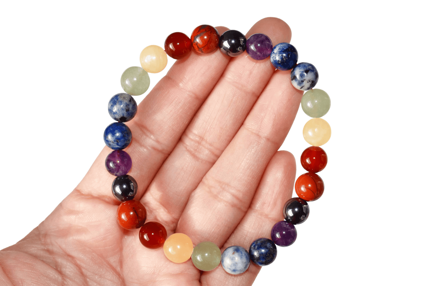 Crystals Bracelet | 7 Chakra | Healing Gemstone Bracelets