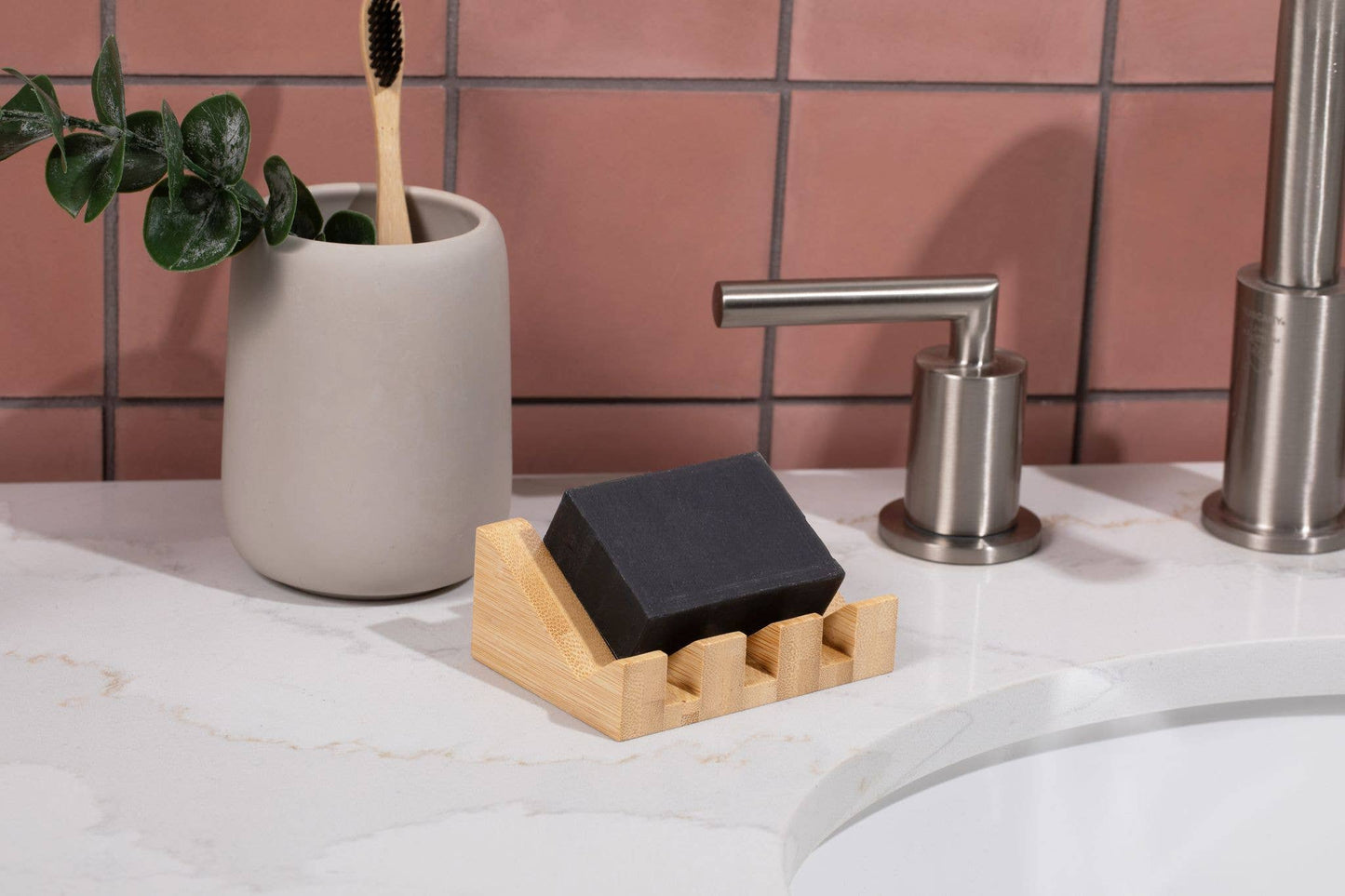 Bamboo Soap Lift | Mountain | Soap Dish