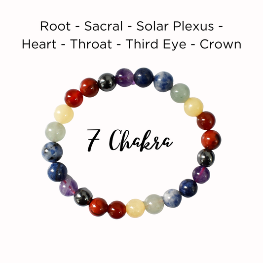 Crystals Bracelet | 7 Chakra | Healing Gemstone Bracelets