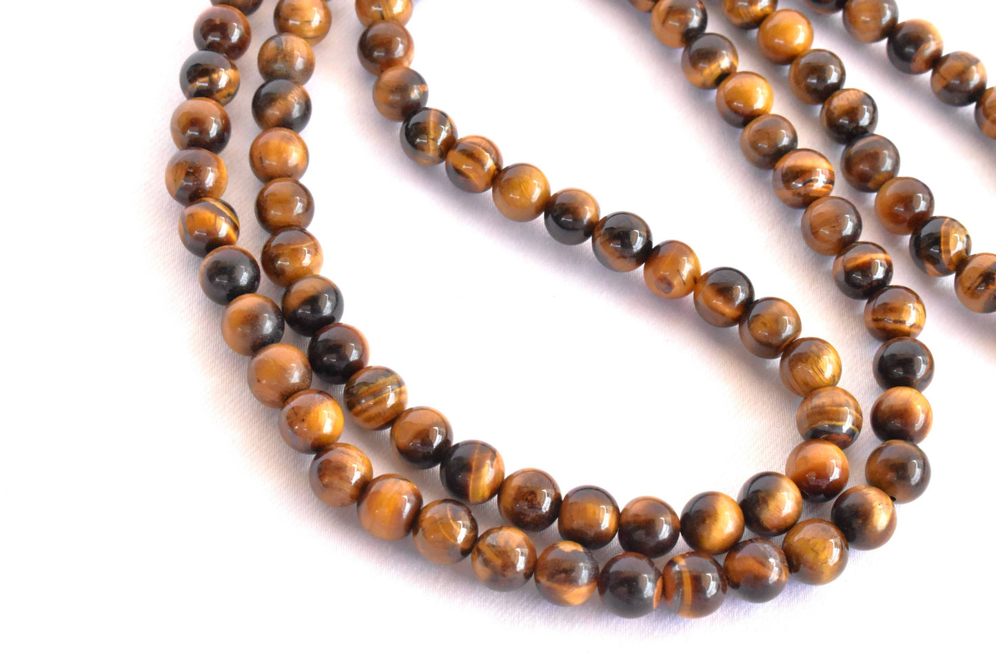 Gemstone Mala | Tiger Eye | 108 Prayer Beads Mala | Jap Mala