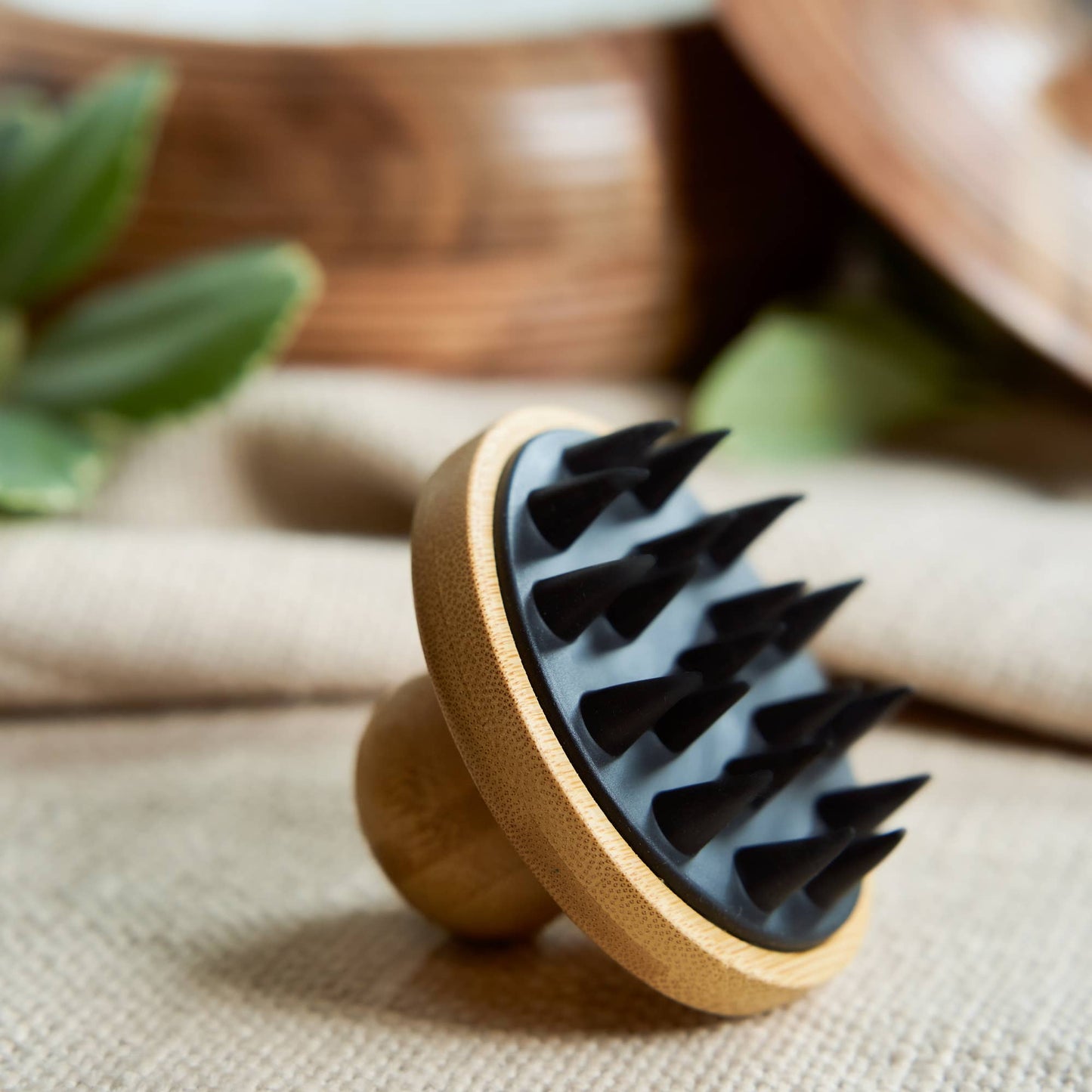 Bamboo Switch - Bamboo and Silicone Scalp and Body Massager