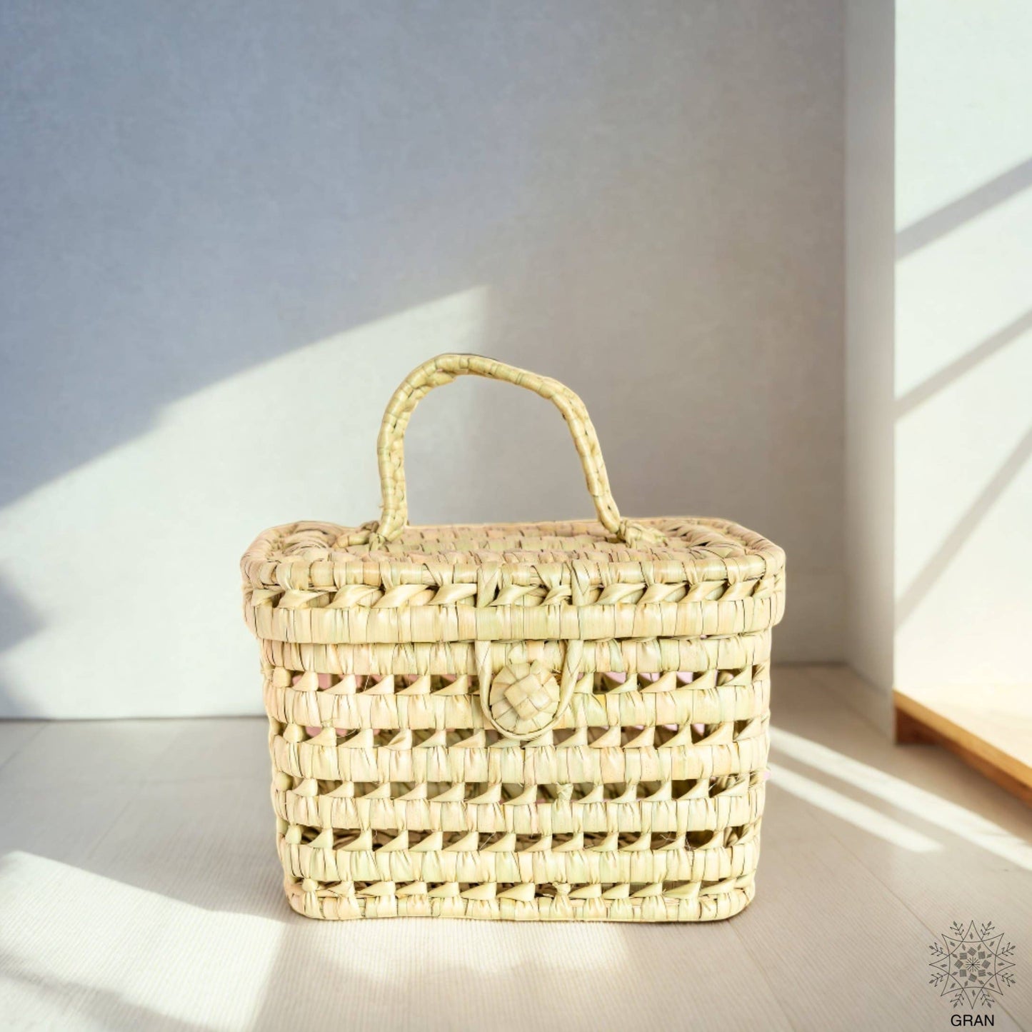 Natural Woven Storage Basket, Natural Wicker Basket