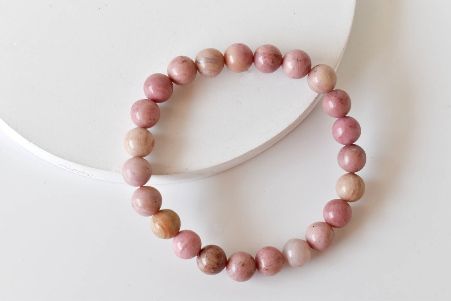 Healing Bracelet | Rhodochrosite | Gemstone Bracelet