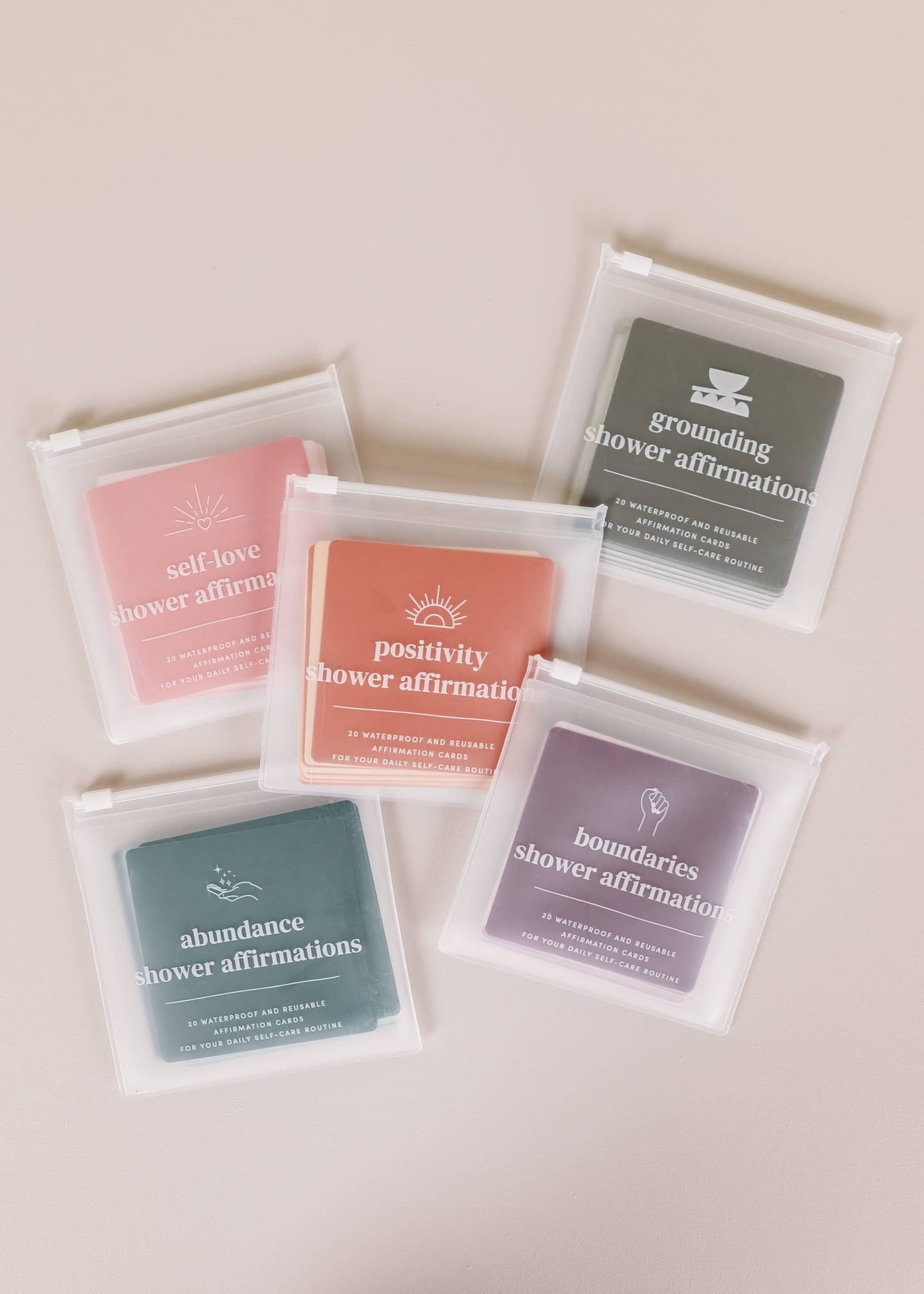 Shower Affirmation™  Display Cards - Boundaries