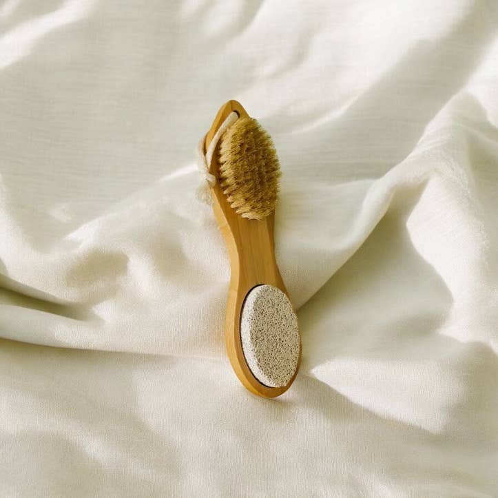Bamboo Exfoliating Foot Pedicure Tool | Christmas Gift