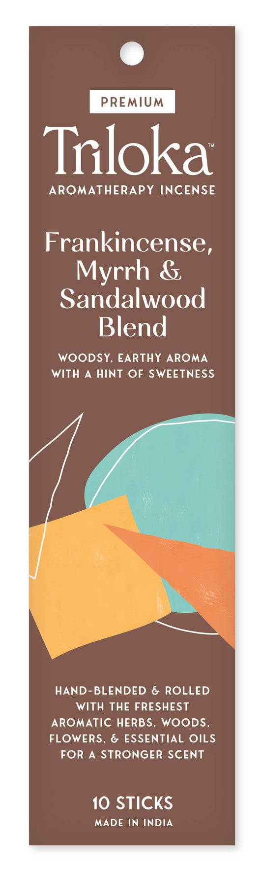 Triloka Frank-Myrrh-Sandalwood Blend Premium Incense